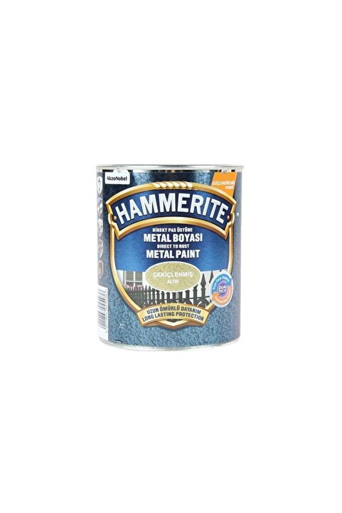 Marshall Hammerite Direk Pas Üstü Çekiçlenmiş Metal Boyası Altın 0.75 Lt