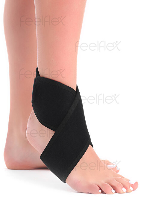 Feelflex Ayak Bilekliği Fitness Basketbol Voleybol Futbol Sporcu Darbe Ve Ağrı Önleme Sekiz Bandajı