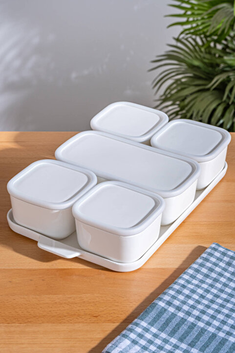ACAR Pure White 6'lı Porselen Kasıksız Kahvaltılık Sct-010875/6