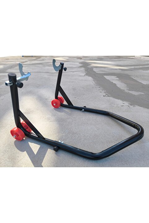 ACS Motosiklet Kaldırma Sehpası(takozdan kaldırır) (Paddock Stand) siyah V aparat