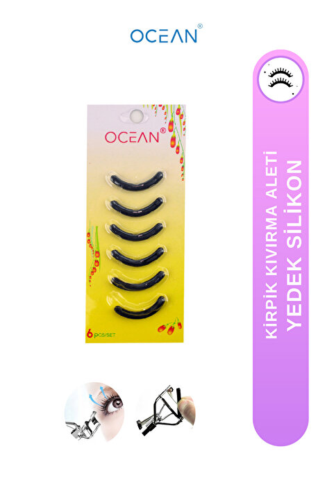 Ocean Kirpik Kıvırma Makinesi Yedek Silikonu 6'lı