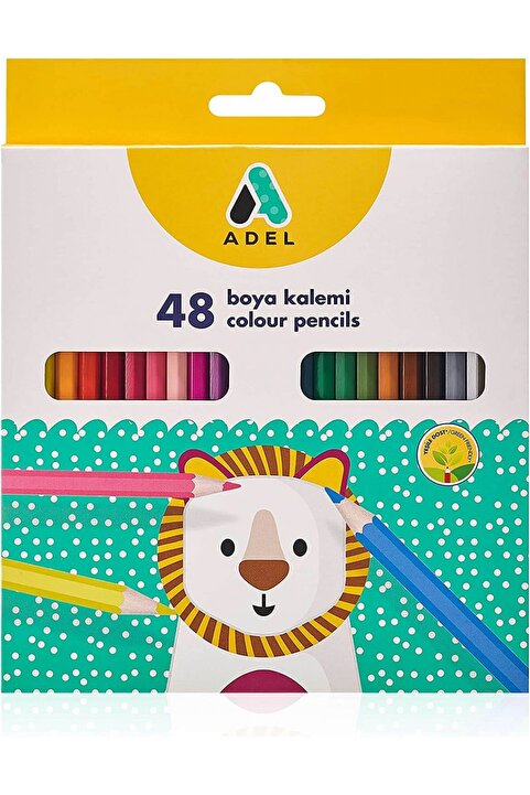 Faber Castell Adel 48'li Kuru Boya Kalemi Karton Kutulu Set / 211200014