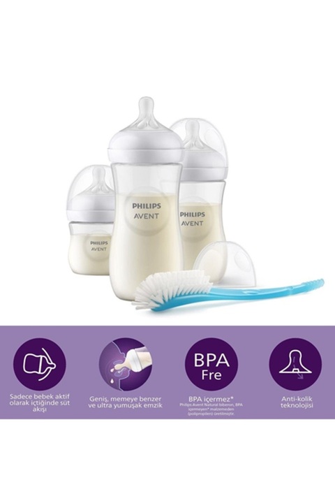 Philips Avent Doğal Tepkili Yenidoğan Hediye Seti, SCD837/12