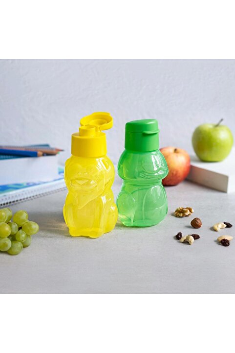 Tupperware Eco Şişe Çocuk Suluk Ve Matara Aslan & Kurbağa 350 ml