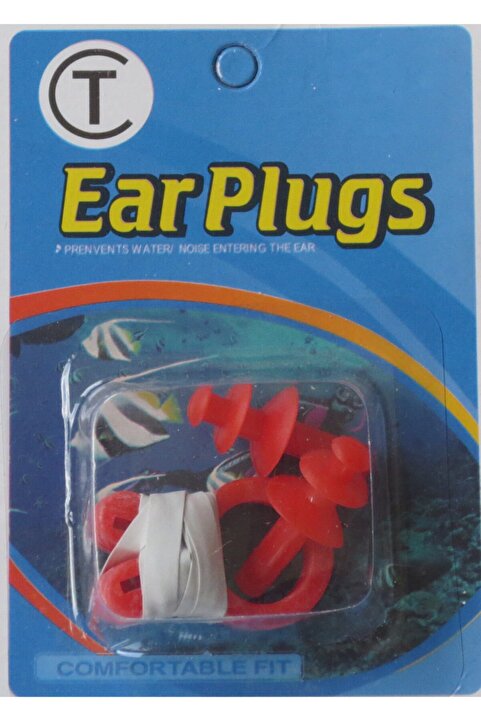 Ear Plug Silikon Burunluk Ve Kulaklık Deniz Havuz Yüzme İçin Yüzücü Kulaklığı Kulak Tıkacı