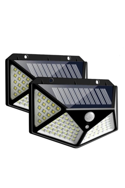 Genel Markalar 1 Adet 100 Led Güneş Enerjili Solar Bahçe Aydınlatma