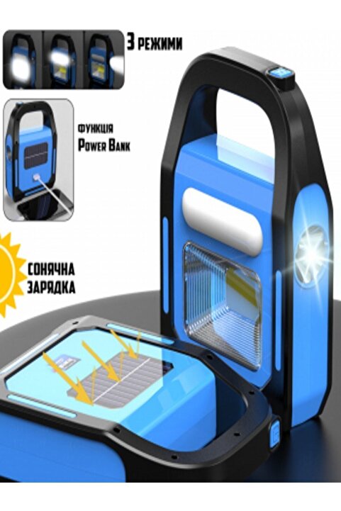 Cata Güneş Enerjili Led El Feneri Solar Led Camping Lıght