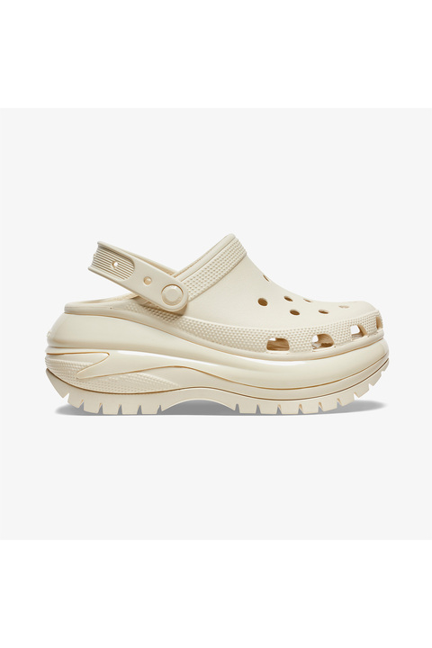 Crocs Classic Mega Crush Kadın Krem Terlik
