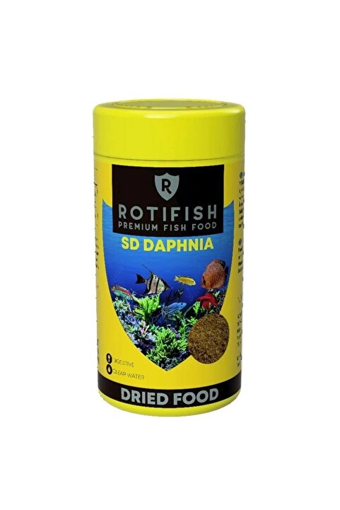 Rotifish SD DAPHNIA Kurutulmuş Su Piresi Balık Yemi 100 ML