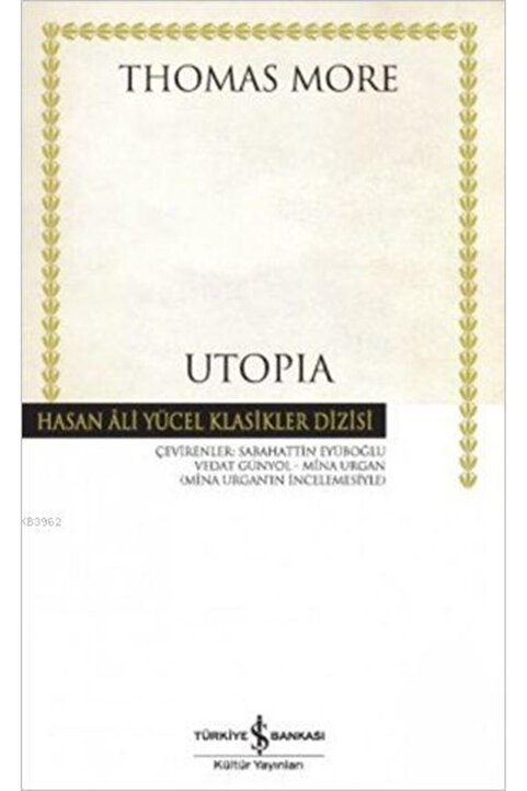 Türkiye İş Bankası Kültür Yayınları Utopia /İşbankası Kültür Yayınları