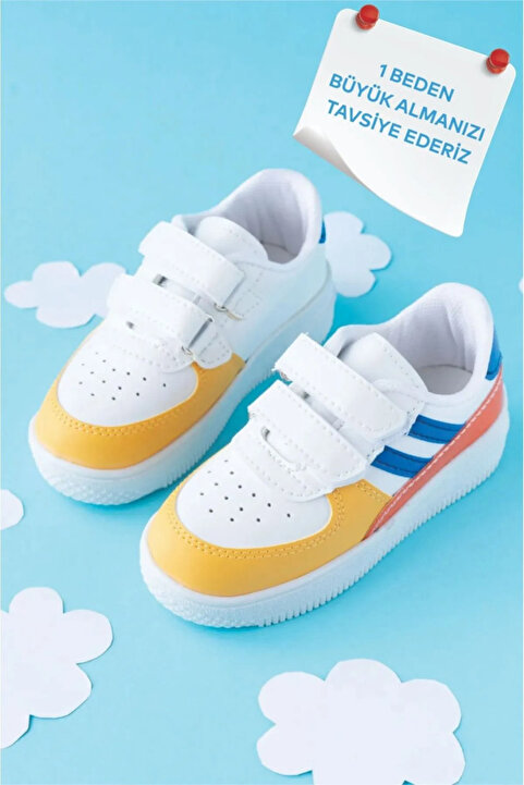 Slipcat Kids Unisex Bebek Çocuk Spor Ayakkabı Sneakers Okul Ayakkabısı