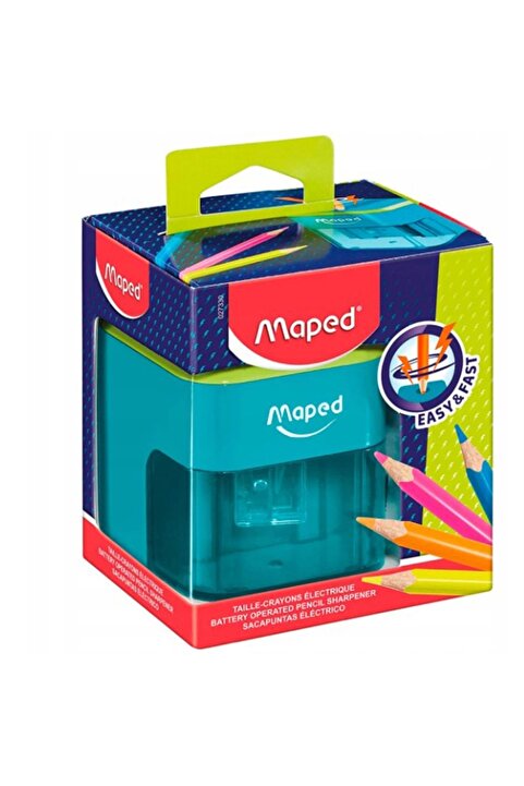 Maped 027330 Turbo Twıst Tek Delikli Pilli Kalemtraş 2.0