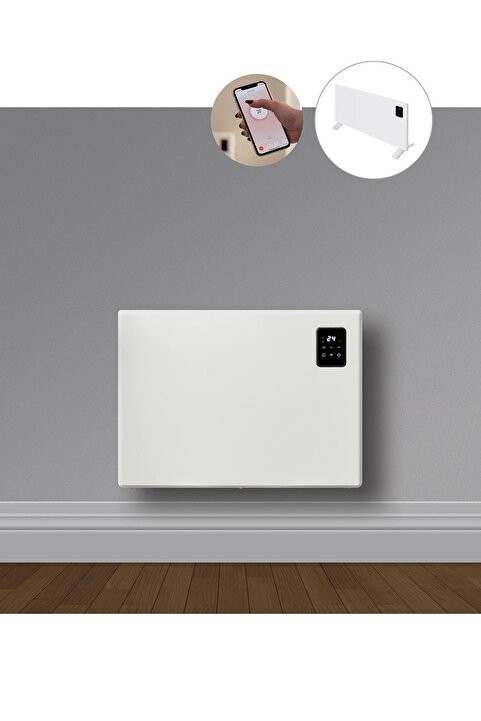 AEON Elektrikli Panel Konvektör Isıtıcı Wifi 750 Watt Beyaz