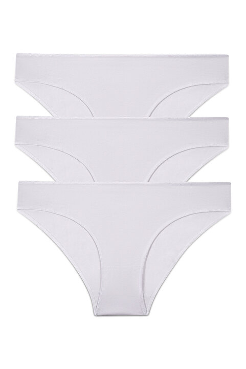 Suwen 3'lü Pamuklu Basic Normal Bel Slip Külot