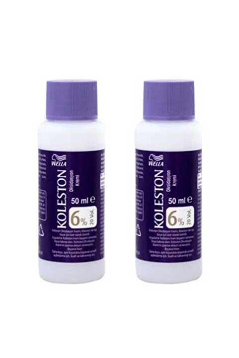 Wella Koleston Peroksit 6% Sıvı Oksidasyon Kremi 50 ML X2 Adet