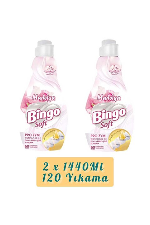 Bingo konsatre yumuşatıcı manolya bahçesi 1440ml 120 yıkama
