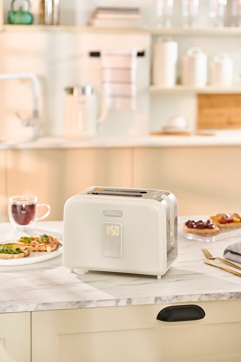 Karaca Multicrust Retro Ekmek Kızartma Makinesi Cream