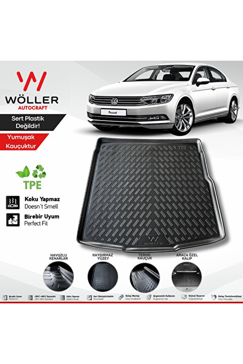 Wöller Volkswagen Passat B8.5 B8 Bagaj Havuzu 2015 2023 3d Ultraflex Esnek