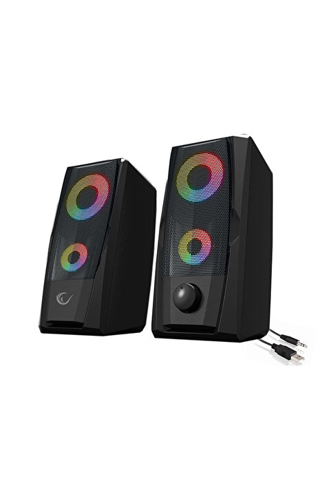Rampage RMS-X9 2.0 RGB Işıklı Multimedia 5v 30db Gaming Oyuncu Speaker