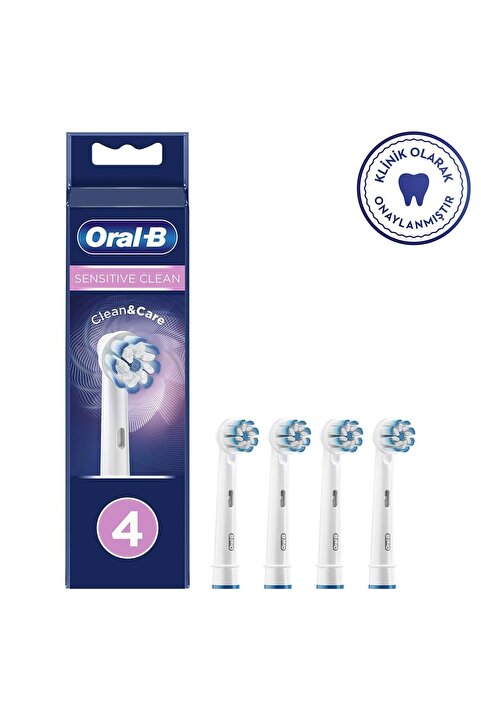 Oral-B Diş Fırçası Yedek Başlığı Cleancare Sensitive Ultra Thin 4 Lü