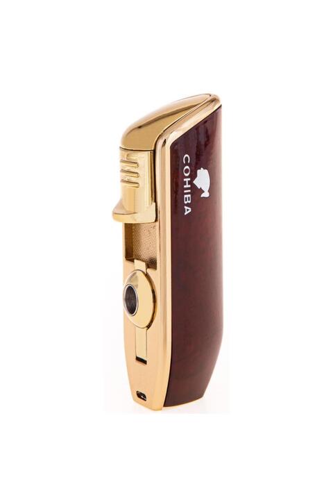 Genel Markalar Cohiba 3 Torch Pürmüz Bordo Yan Ağız Puro Çakmağı
