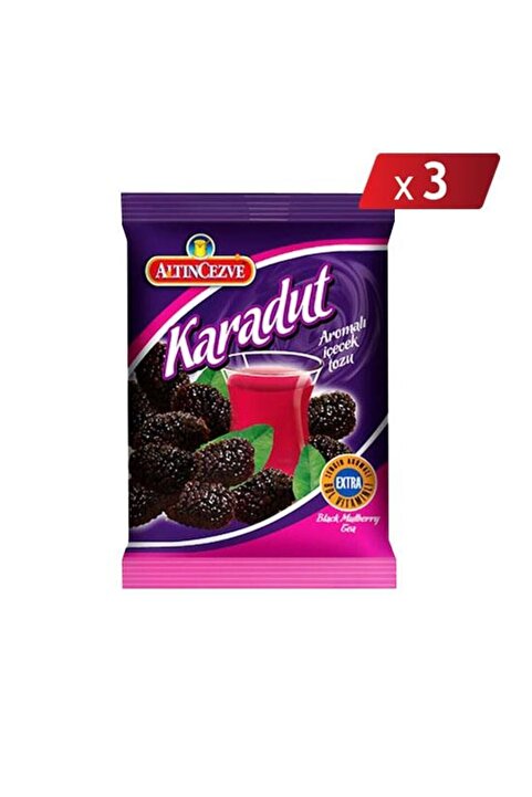 Altıncezve Karadut Aromalı Içecek Tozu 250 gr - 3lü Paket