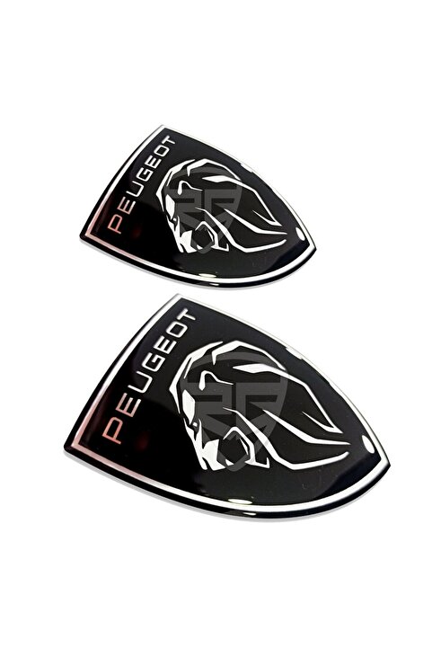 Redline Grafik Peugeot Logo 3D Arma Amblem Sticker
