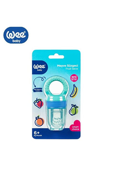 Wee Baby 207 Meyve Süzgeci Diş Kaşıyıcılı 6 Ay Rastgele Renkler Gönderilmektedir