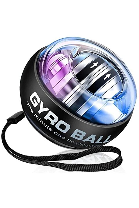 UpWay Gyro Ball El Bilek Siyah Egzersiz Topu Otomatik Jiroskop Kol Kuvvet Spor Ekipmanı