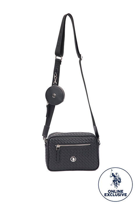 U.S. Polo Assn. Sıyah-sıyah Kadın Omuz Çantası Us8429