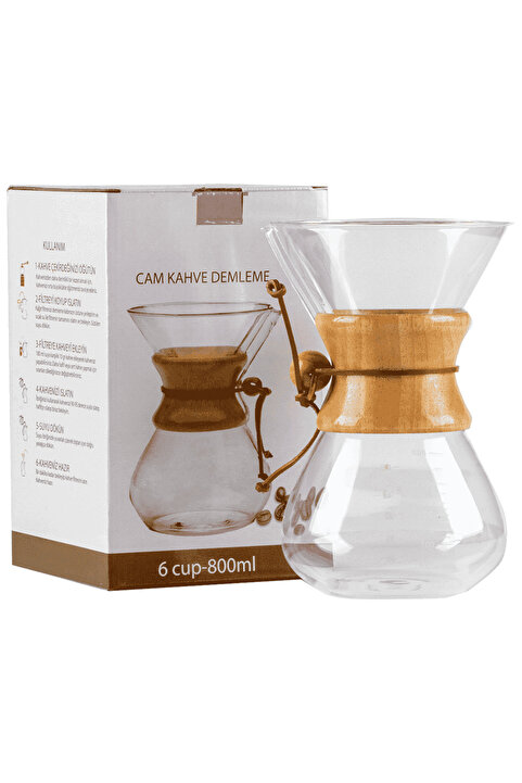 Espressolab Chemex Kahve Demleme Seti - Cam 6 Fincan
