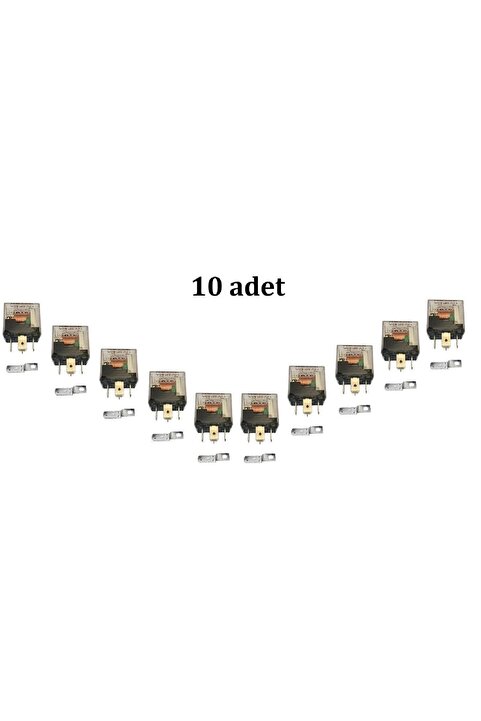 Inwells (10 ADET) Mini Role 12v, 5 Uçlu, 40 A, Far, Korna, Fan, Lpg Rolesi (011010)