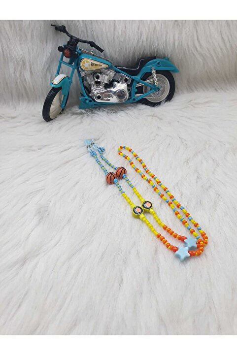 HAPPY HANDMADE Zincirrr.....basketbol Topu Figürlü Erkek Çocuk Gözlük Zinciri/çocuk Hediyesi