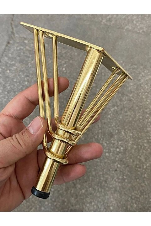 EFAKS 15 Cm Gold Demir Ayak Mobilya,dolap,koltuk Ve Tv Ünitesi Ayağı