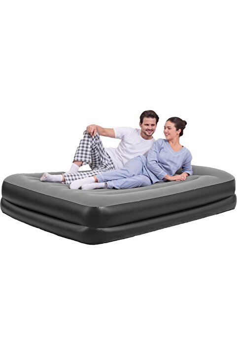 Bestway Elektronik Pompalı Çift Kişilik Şişme Yatak 203cmx152cmx46cm (ev Tipi)