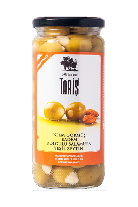 Tariş tariş badem dolgulu yeşil zeytin 485 gram