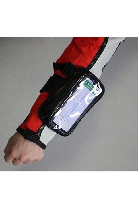 Kastel Bike Sky Motosiklet Kola Takılan Çantalı Telefon Tutucu
