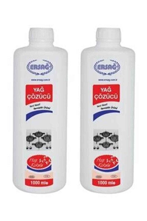 Ersağ Yağ Çözücü 1000 ml 2 Adet