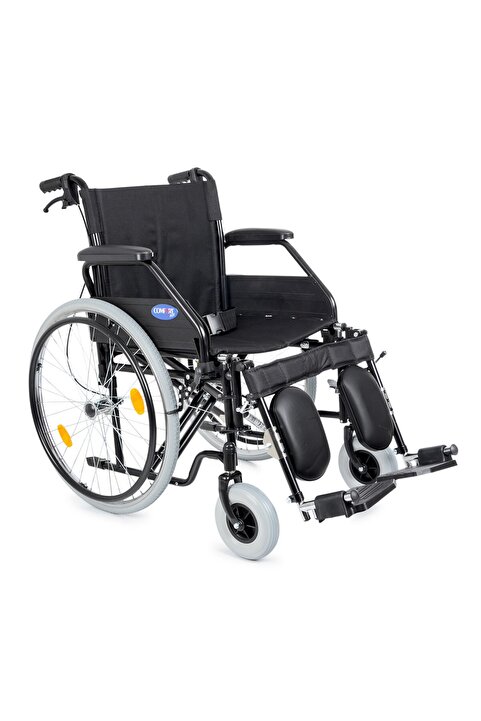 Comfort Plus Dm-303 Özellikli 45 Cm Manuel Tekerlekli Sandalye - Ayak Kalkarlı | Baldır Destekli