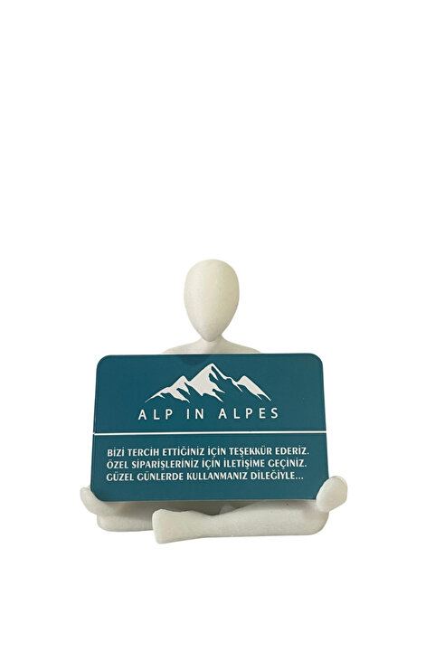 Alp in Alpes Yoga Temalı Kartvizitlik