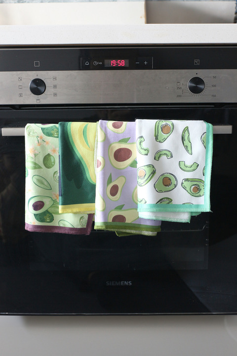 Faiend Mutfak Havlusu, Kurulama Bezi, Yüksek Kaliteli Yıkanabilir emici Şık Mutfak Havlusu tekli 30x50CM