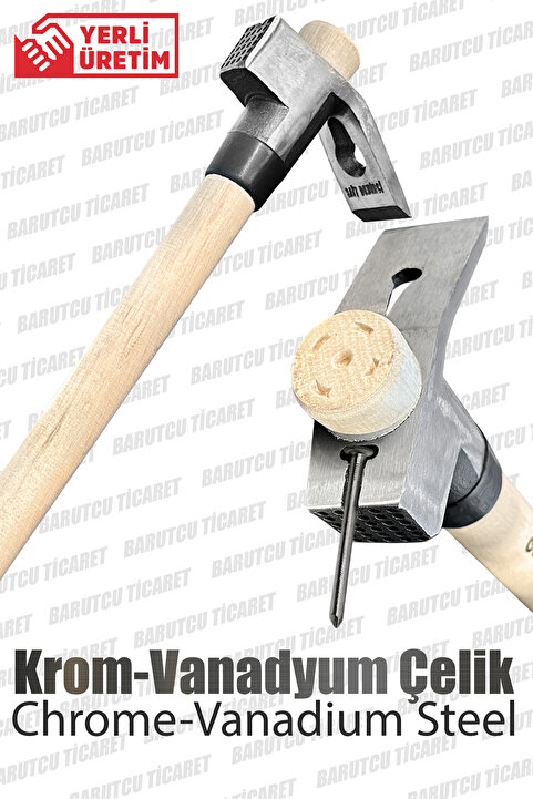 Barutcu Ticaret BRTC Sait Demirci Krom-Vanadyum Çeliği 1. Kalite Usta Keseri
