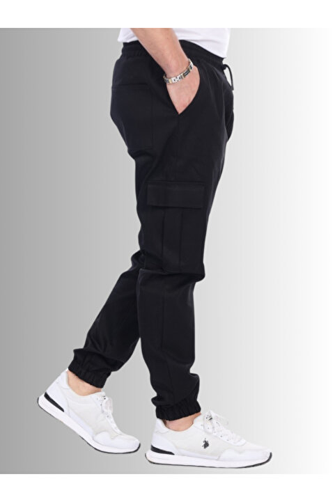 wamoss 2025 Enk Baggy Fit Battal Beden Lastikli Kargo Pantolon Yk12