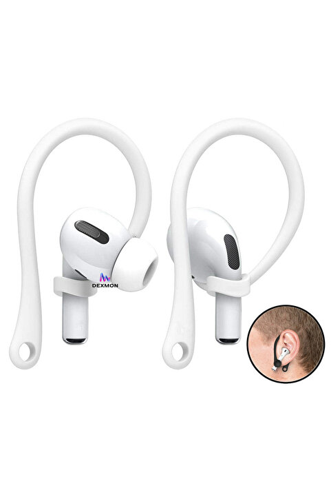 Dexmon Airpodss 4 3 2 1 Pro Pro 2 Nesil Uyumlu Silikon Kulaklık Tutucu Kulak Askısı Düşmeyi Önleyici