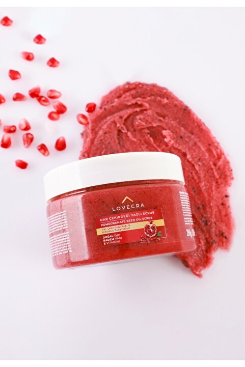 LOVECRA Body Scrub Yağ Bazlı Kuru Ciltler İçin Doğal Tuzlu Vücut Peelingi 290gr