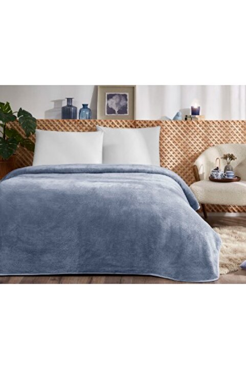 Özdilek Battaniye Trendy Soft Çift Kişilik Indıgo