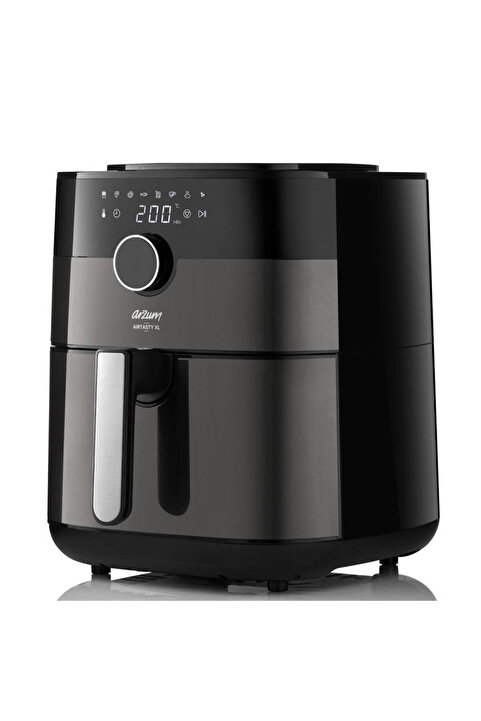 Arzum AR2074(AR2091)-G Airtasty XL Yağsız Fritöz Airfryer, 6 Litre Kapasite, Gümüş