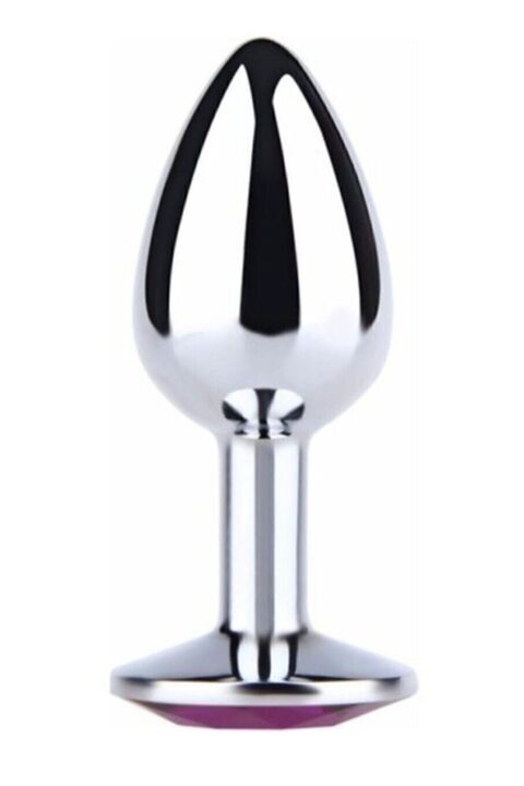 Genel Markalar Metal Elmas Taşlı Küçük Boy Anal Plug 7 Cm