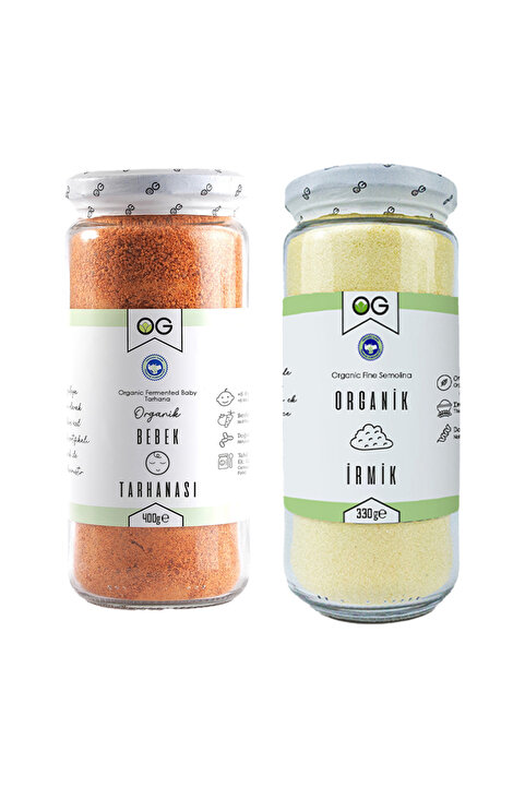 OG natural Organik Bebek Tarhanası ve Organik İrmik Seti