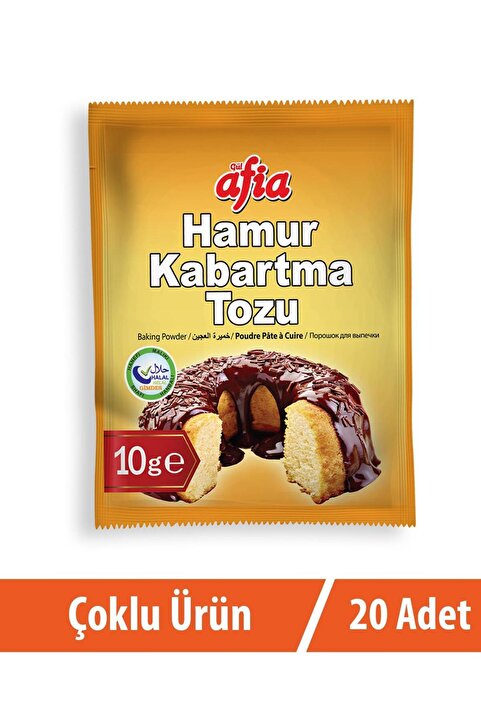 Afia Hamur Kabartma Tozu Poşet 20x10lu
